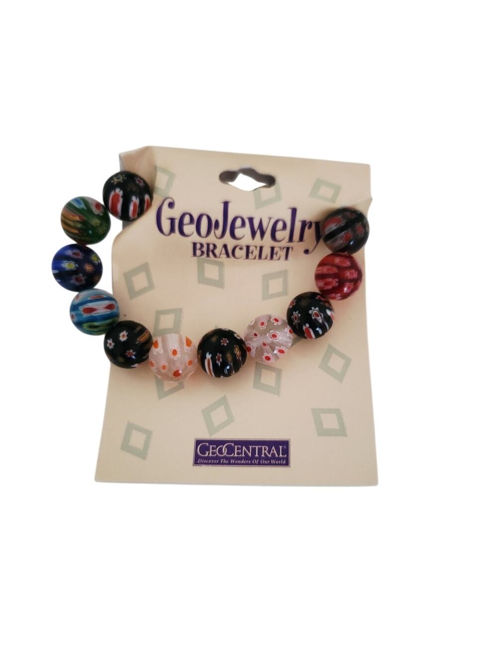 New stretch glass bead bracelet